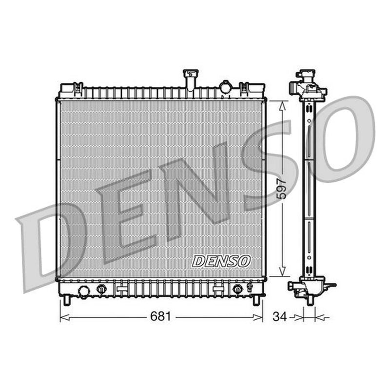 Denso Engine Radiator DRM46031
