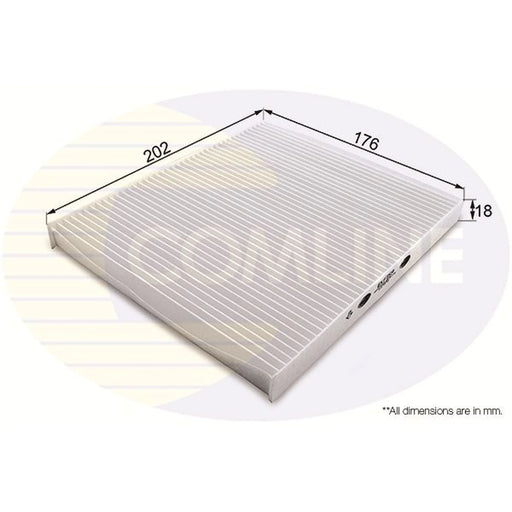 Comline Cabin Air Filter (Pollen Filter) EKF159