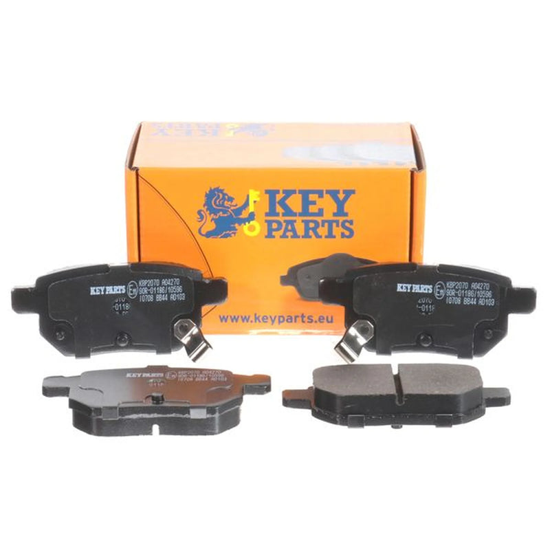 Key Parts 4 x Rear Brake Pad Set KBP2070