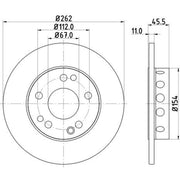 Mintex Front Brake Discs MDC351