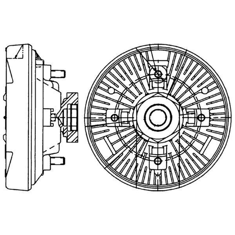 Mahle Radiator Fan Clutch CFC 232 000P