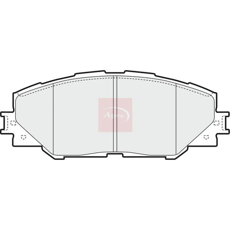 Apec Front Brake Pad Set PAD1592
