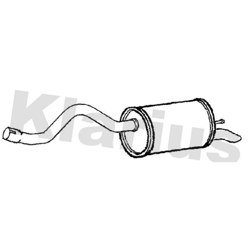 Klarius Box With Tail Pipe Rear RN978M