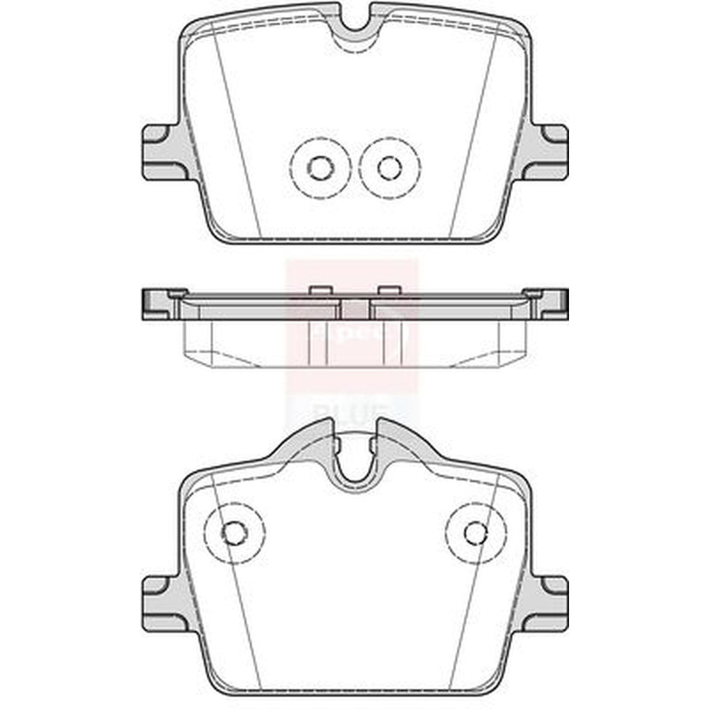 Apec Rear Brake Pad Set PD4019