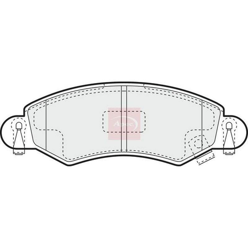 Apec Front Brake Pad Set PAD1165