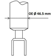 KYB Shock Absorber Damper Strut Front 341844
