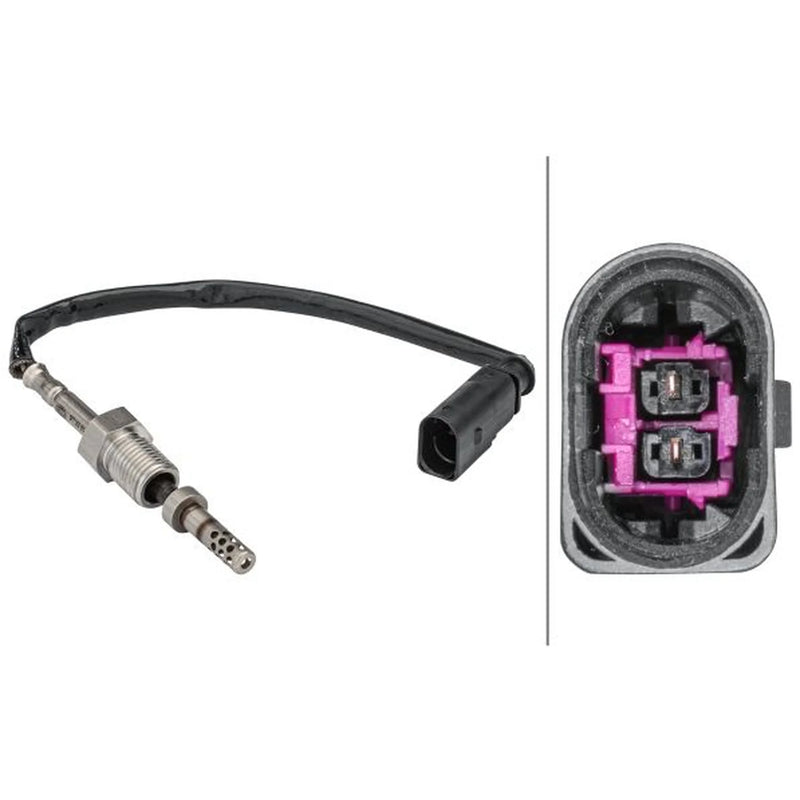 Hella Exhaust Gas Temperature Sensor before exhaust turbocharger 6PT 358 181-591