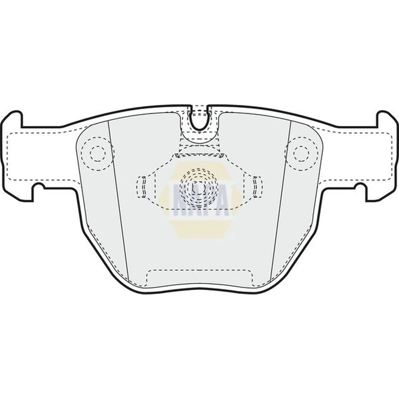 NAPA Front Brake Pad Set NBP1734