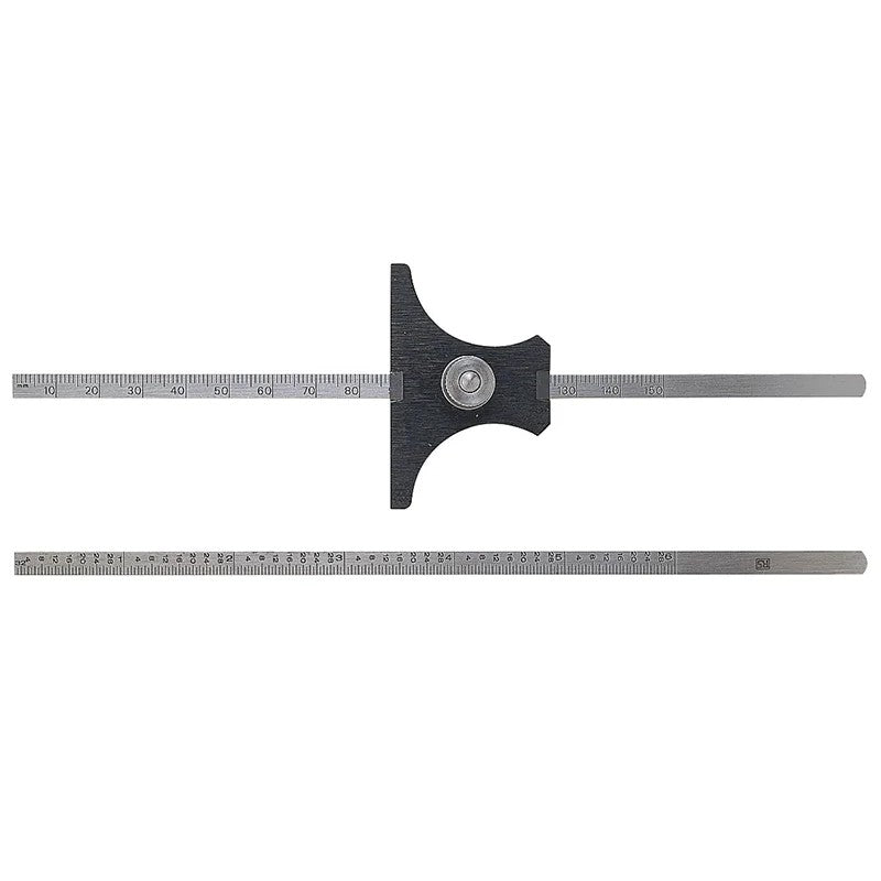 Moore & Wright Reversible Base Depth Gauge Metric/Imperial 0-6in - 43