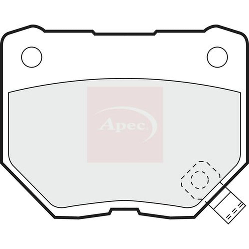 Apec Rear Brake Pad Set PAD753