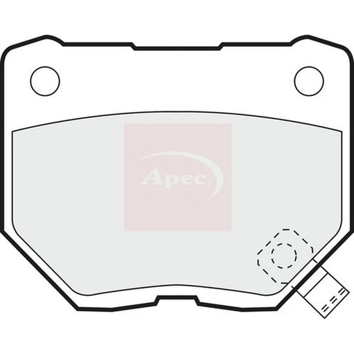 Apec Rear Brake Pad Set PAD753