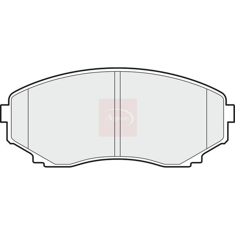 Apec Front Brake Pad Set PAD1509