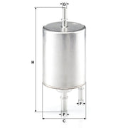 MANN-FILTER Fuel Filter Element WK 720/4