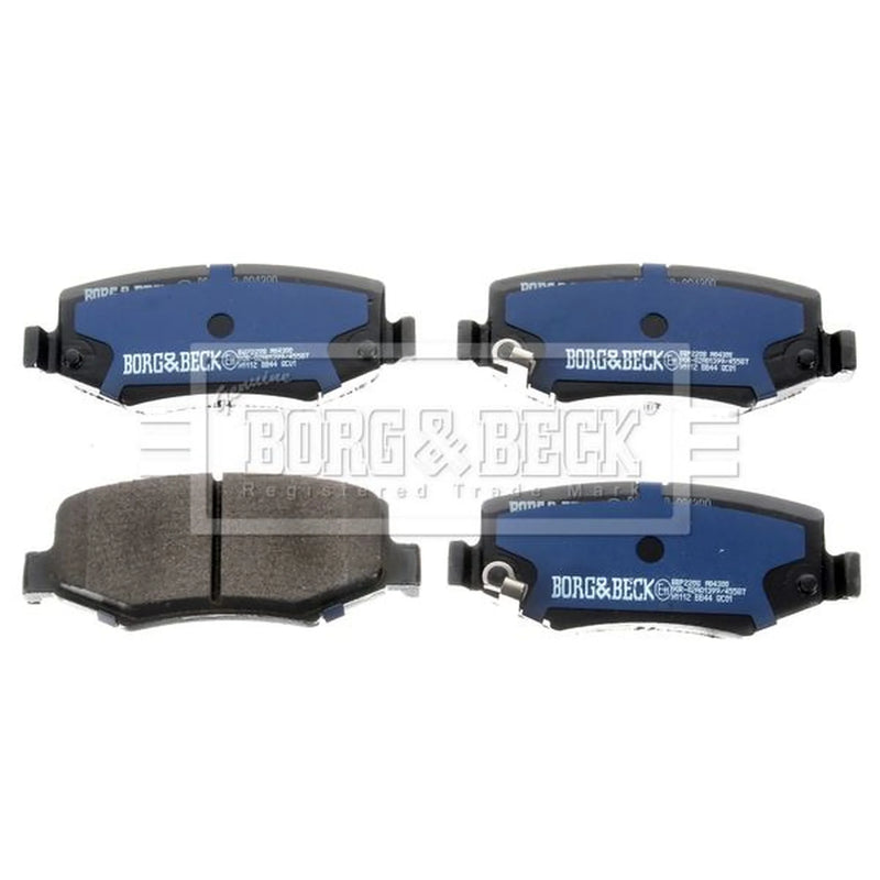 Borg & Beck 4 x Rear Brake Pad Set BBP2208
