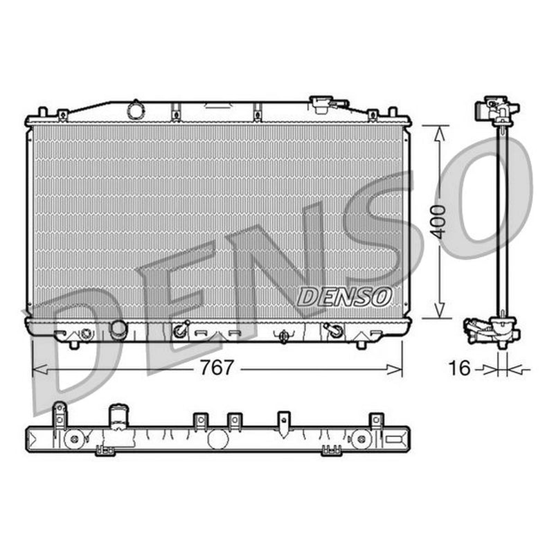 Denso Engine Radiator DRM40025
