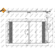 NRF Air Conditioning Condenser 35797