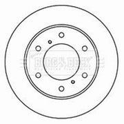 Borg & Beck 2 x Vented Front Brake Discs BBD4692