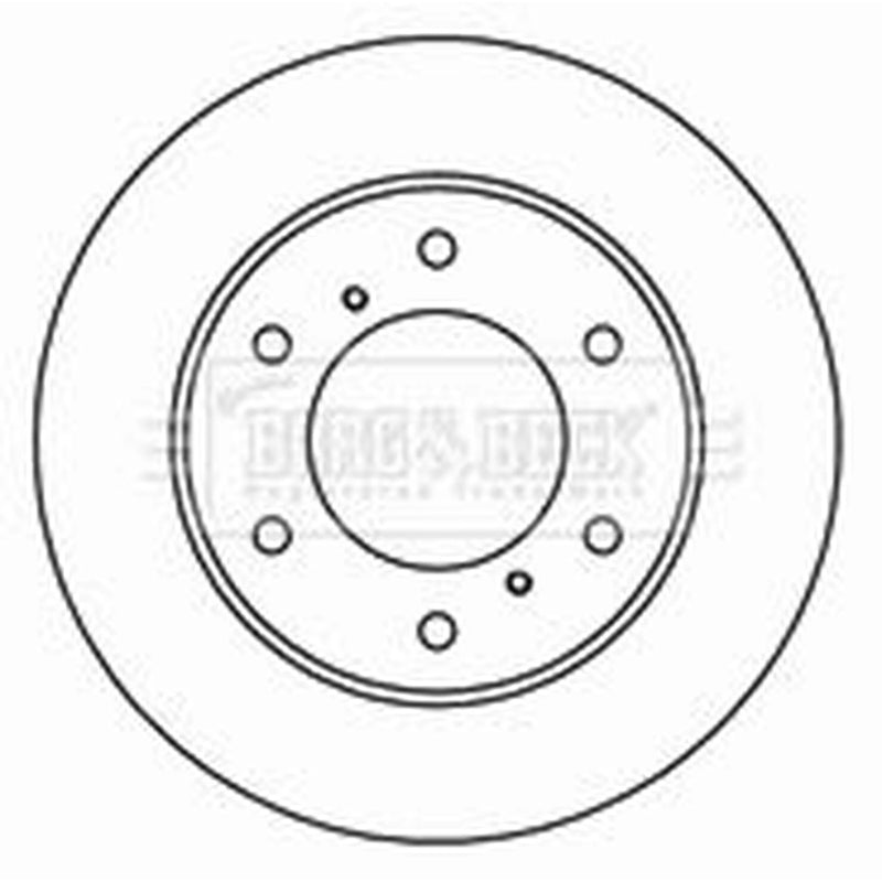 Borg & Beck 2 x Vented Front Brake Discs BBD4692