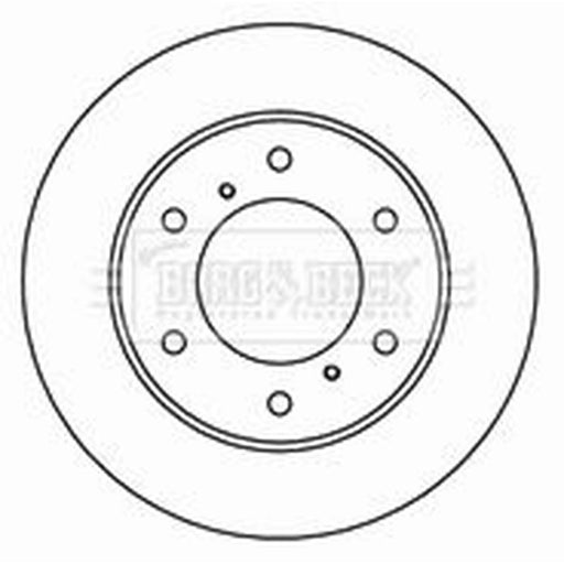 Borg & Beck 2 x Vented Front Brake Discs BBD4692