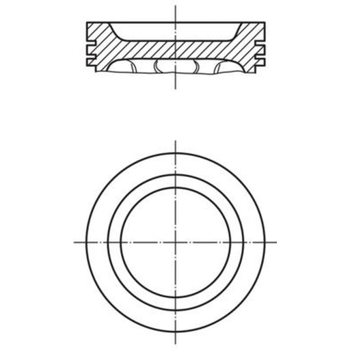 Mahle Piston Cylinder Bore = 83mm 038 52 00