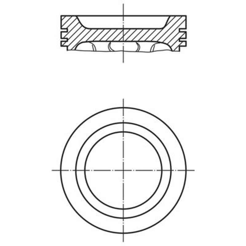 Mahle Piston Cylinder Bore = 87mm 503 52 02