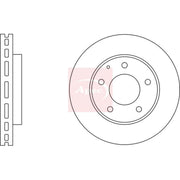 Apec 2 x Vented Front Brake Discs DSK524