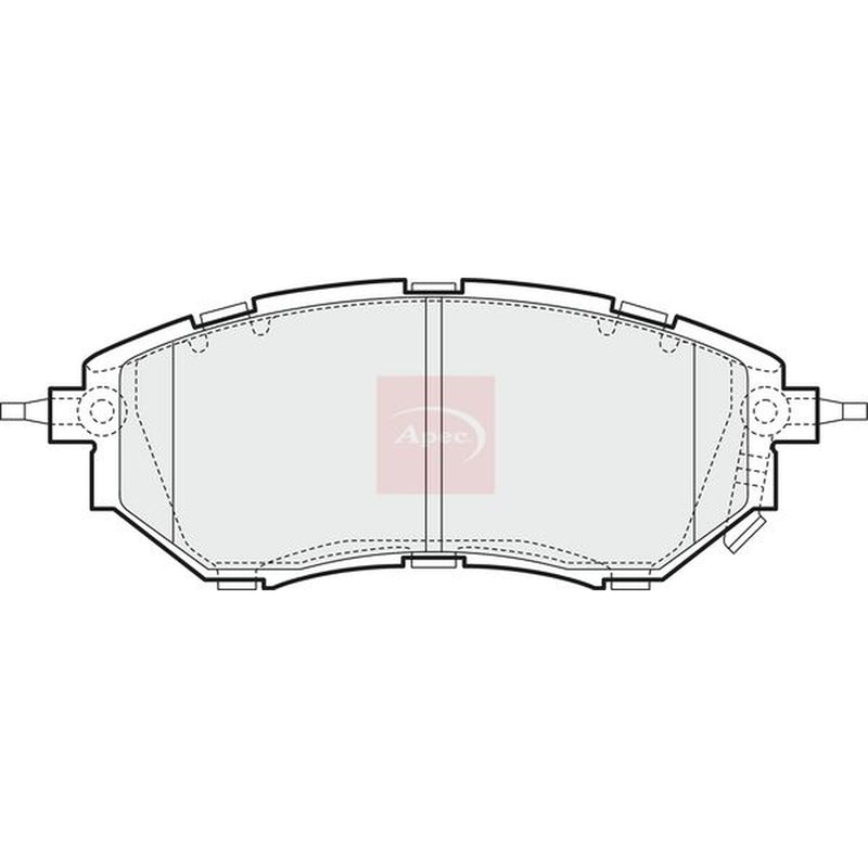 Apec Front Brake Pad Set PAD1455