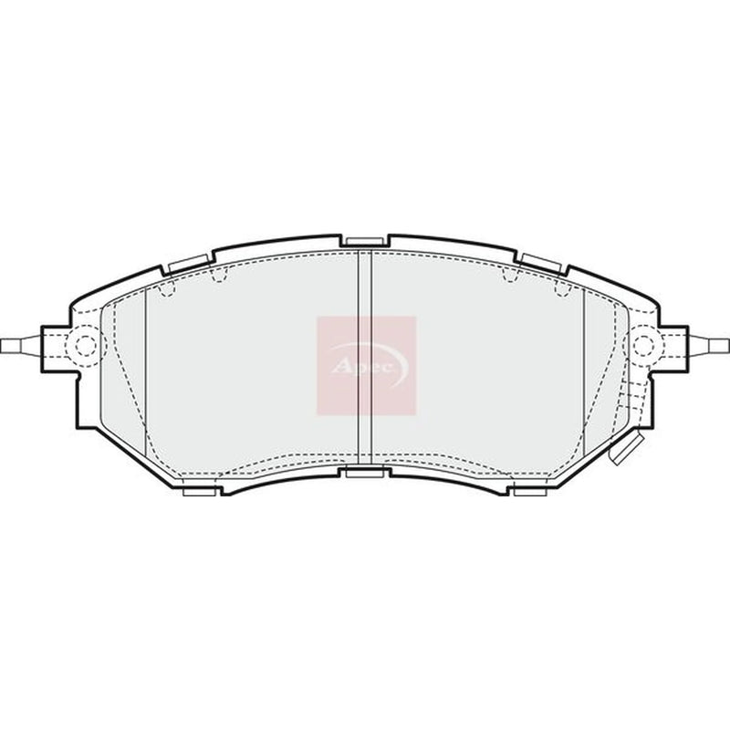 Apec Front Brake Pad Set PAD1455