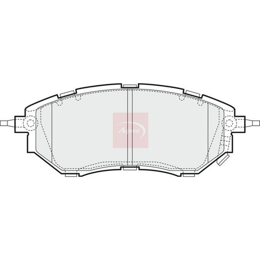 Apec Front Brake Pad Set PAD1455