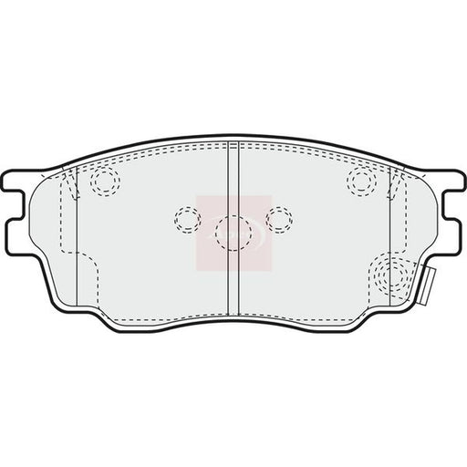 Apec Front Brake Pad Set PAD1301