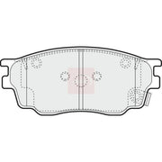 Apec Front Brake Pad Set PAD1301