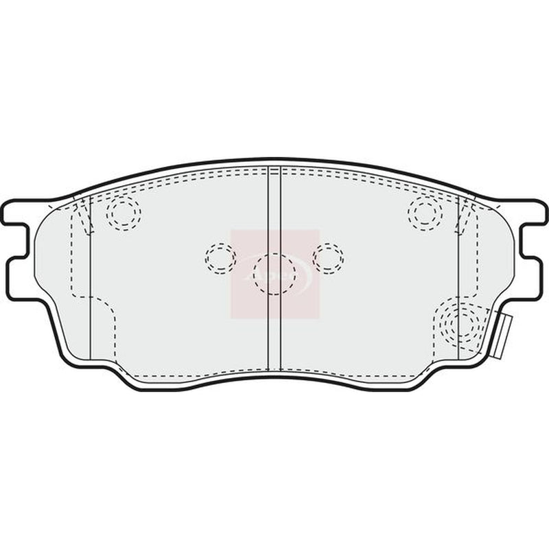 Apec Front Brake Pad Set PAD1301