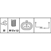 Hella Reverse Light Switch Connectors 6LF 007 356-001