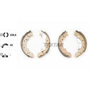 Textar Brake Shoe Set Axle Kit 91033800