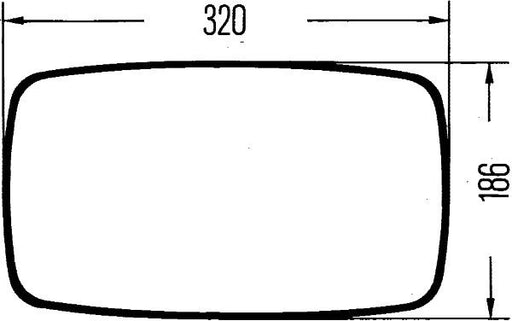 Hella 8SB 560 991-061 Exterior Mirror