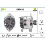 Valeo Car Alternator 12V 439480