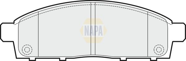 NAPA Front Brake Vented Discs & Pads fits MITSUBISHI