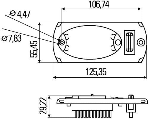 Hella 2JA 343 570-157 Interior Light