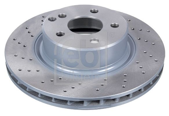 Febi 2 x Brake Disc Set Perforated/Vented Front