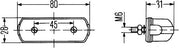 Hella 2KA 001 389-101 Licence Plate Light