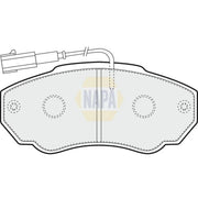NAPA Front Brake Pad Set NBP1397