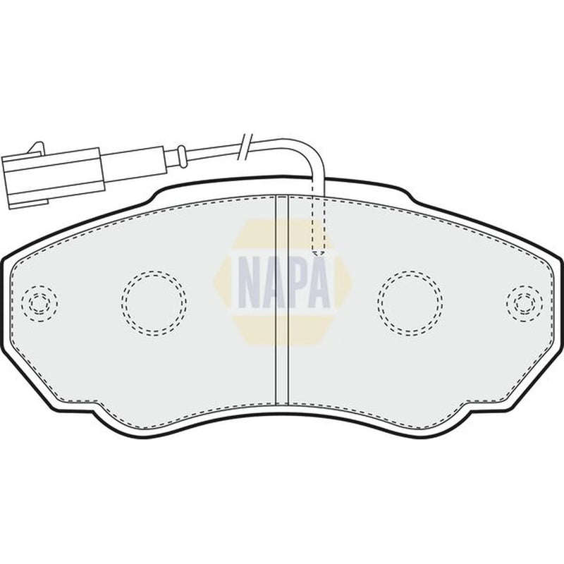 NAPA Front Brake Pad Set NBP1397
