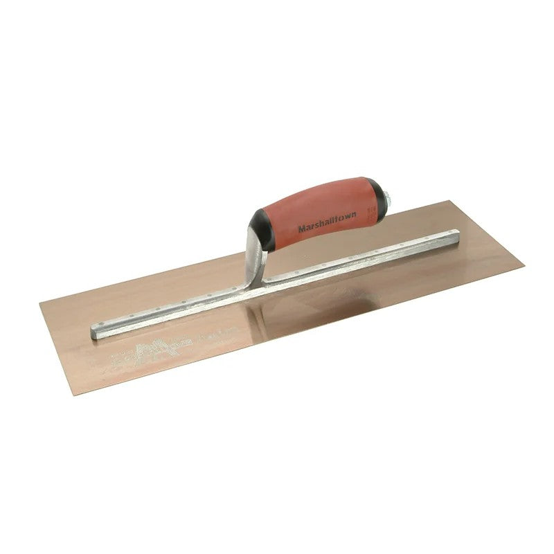 Marshalltown MXS165GD Gold Finishing Trowel DuraSoft® Handle 16 x 5in - MXS165GD