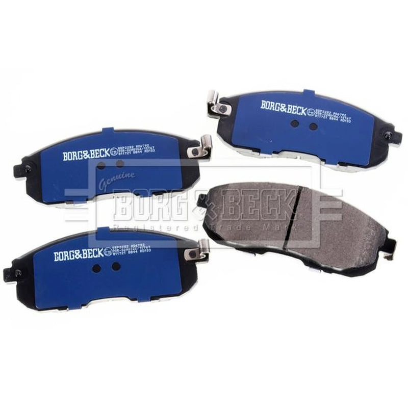 Borg & Beck 4 x Front Brake Pad Set BBP2282