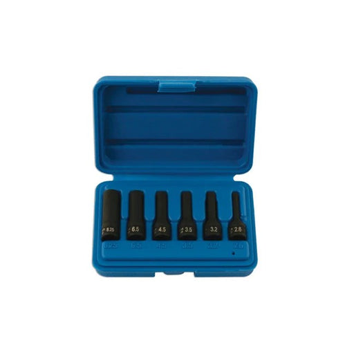 Laser Tools Glow Plug Electrode Removal Sockets 1/4"D 6pc - PL