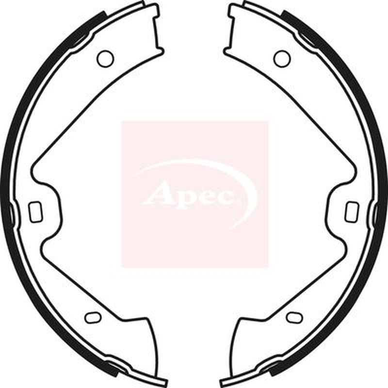 Apec Parking Brake Shoe Set SHU802