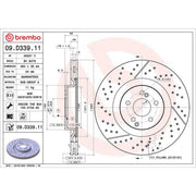 Brembo / Rear Brake Discs 09.D339.11