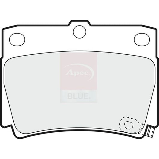 Apec Rear Brake Pad Set PD3529
