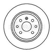 Borg & Beck 2 x Solid Rear Brake Discs BBD5083
