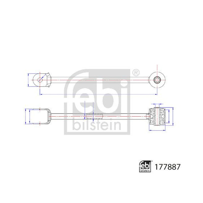 Febi Control/Trailing Arm Rear Right 177887